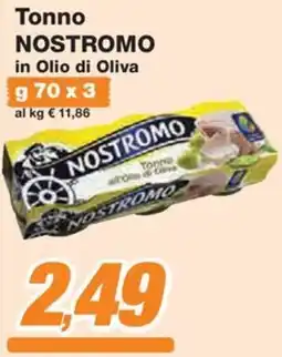 Prix Quality Tonno NOSTROMO in Olio di Oliva offerta