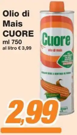 Prix Quality Olio di Mais CUORE offerta