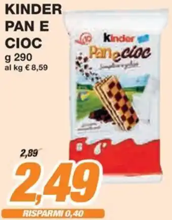 Prix Quality Kinder pan e cioc offerta