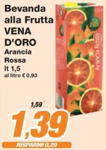 Bevanda alla Frutta VENA D'ORO Arancia Rossa