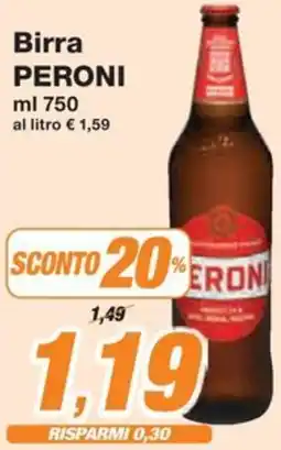 Prix Quality Birra PERONI offerta