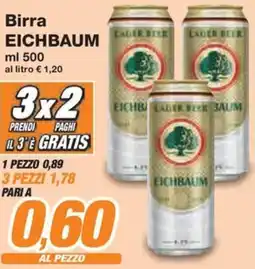 Prix Quality Birra EICHBAUM offerta