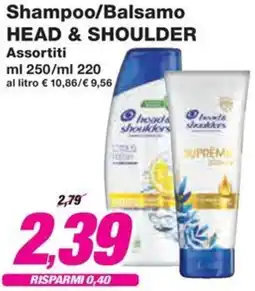 Prix Quality Shampoo/Balsamo HEAD & SHOULDER offerta