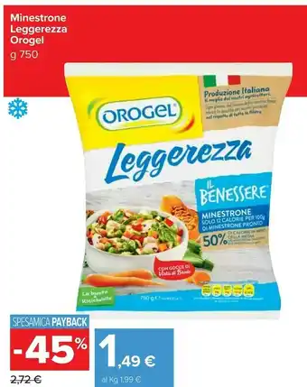 Carrefour Market Minestrone leggerezza il benessere offerta