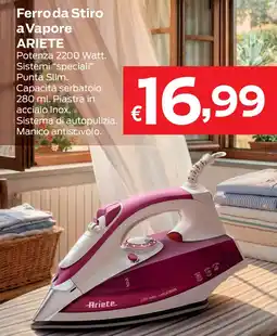 Prix Quality Ferro da Stiro a Vapore ARIETE offerta