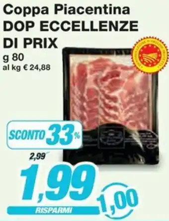 Prix Quality Coppa Piacentina DOP ECCELLENZE DI PRIX offerta