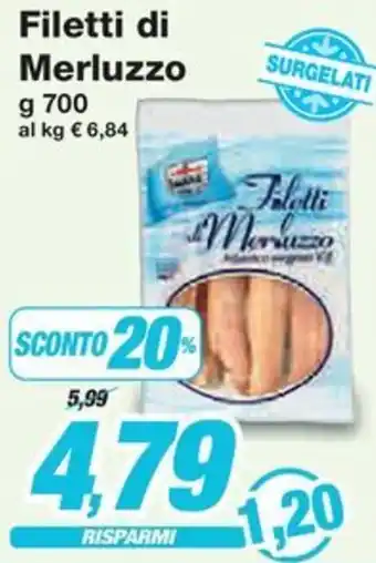 Prix Quality Filetti di Merluzzo offerta