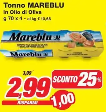 Prix Quality Tonno MAREBLU in Olio di Oliva offerta