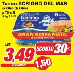 Prix Quality Tonno SCRIGNO DEL MAR in Olio di Oliva offerta