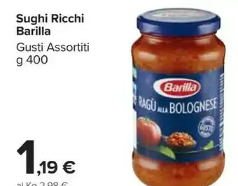 Carrefour Market Ragù alla bolognese 400 g(ml) offerta