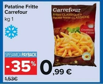 Carrefour Market Carrefour patatine fritte offerta