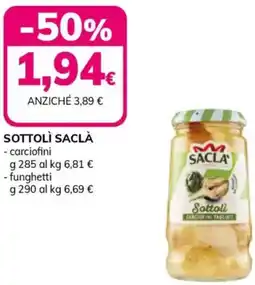 Basko Sottolì SACLÀ offerta