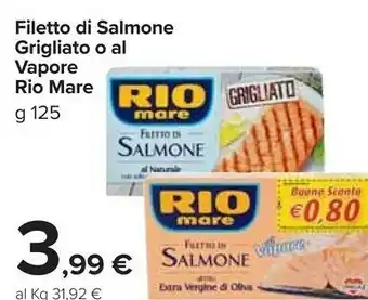 Carrefour Market Filetto di salmone al naturale grigliato con solo una goccia di limone offerta