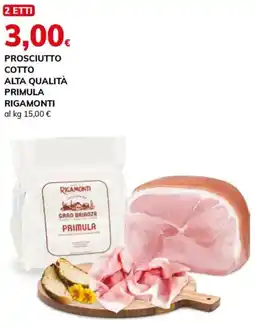 Basko Prosciutto cotto alta qualità primula RIGAMONTI offerta