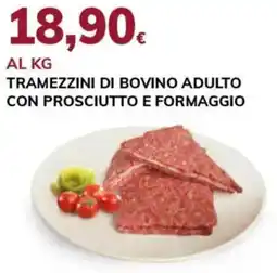 Basko Tramezzini di bovino adulto con prosciutto e formaggio offerta