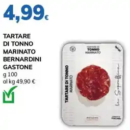Basko Tartare di tonno marinato bernardini gastone offerta
