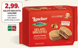 Basko Gelato biscotto LOACKER offerta