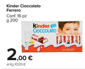 Carrefour Market Kinder cioccolato offerta
