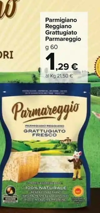 Parmigiano reggiano grattugiato 60 g(ml)