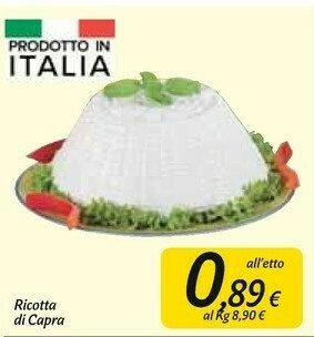 Carrefour Market Ricotta di capra offerta