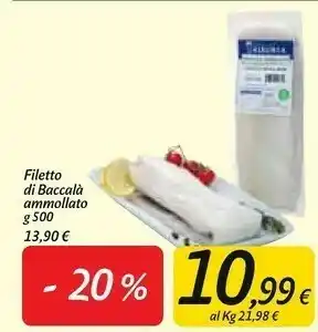 Carrefour Market Filetto di baccalà ammollat 500 g offerta