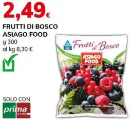 Basko Frutti di bosco ASIAGO FOOD offerta