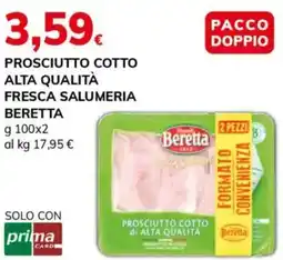 Basko Prosciutto cotto alta qualità fresca salumeria BERETTA offerta