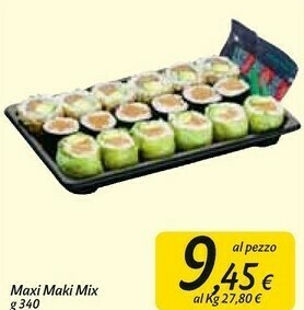 Carrefour Market Maxi maki mix 340 g offerta