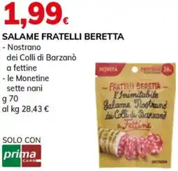 Basko Salame fratelli BERETTA offerta