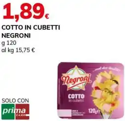 Basko Cotto in cubetti NEGRONI offerta