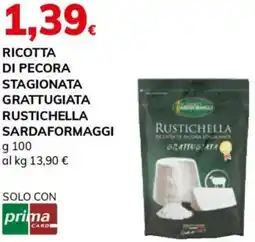 Basko Ricotta di pecora stagionata grattugiata RUSTICHELLA SARDAFORMAGGI offerta
