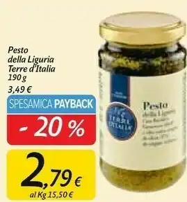 Carrefour Market Pesto della liguria 190 g offerta