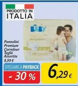 Carrefour Market Carrefour pannolini premium taglie offerta