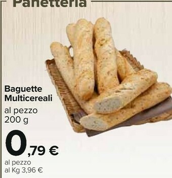 Carrefour Baguette multicereali offerta