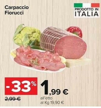 Carrefour Carpaccio offerta