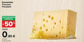 Carrefour Emmenthal francese offerta