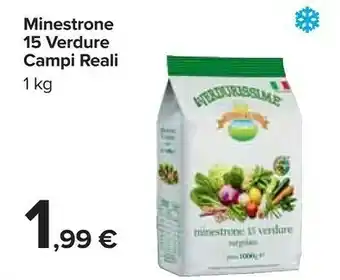 Carrefour Minestrone 15 verdure offerta