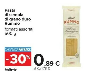 Carrefour Pasta di semola di grano duro offerta