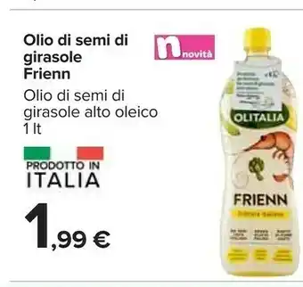 Carrefour Olio di semi di girasole 1000 ml offerta