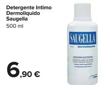 Carrefour Saugella detergente intimo dermoliquido 500 ml offerta