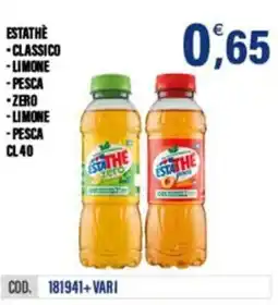 Adhoc Estathe, classico, limone, pesca, zero offerta