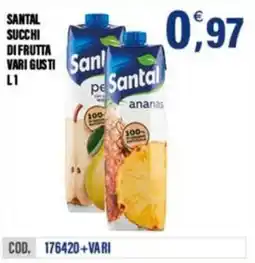 Adhoc Santal succhi di frutta offerta