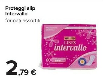 Carrefour Proteggi slip intervallo formati assortiti offerta