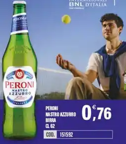 Adhoc Peroni nastro azzurro birra offerta