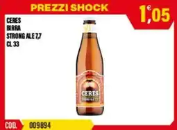 Adhoc Ceres birra strong ale 7,7 offerta
