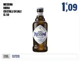 Adhoc Messina birra cristalli disale offerta