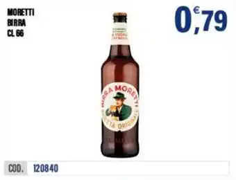 Moretti birra