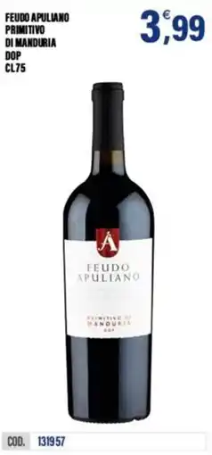 Adhoc Feudo apuliano primitivo di manduria offerta