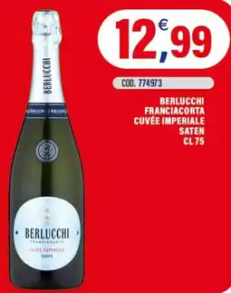 Adhoc Berlucchi franciacorta cuvée imperiale saten offerta