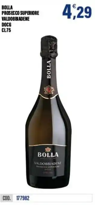 Adhoc Bolla prosecco superiore valdobbiadene docg offerta